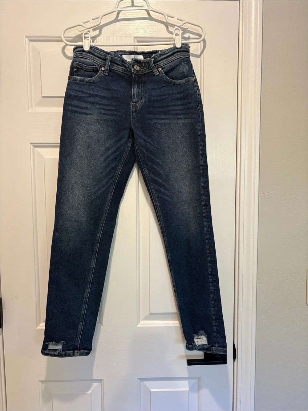 Kancan Classic High-Rise Women’s Dark Blue Jeans - Picture 1 of 10